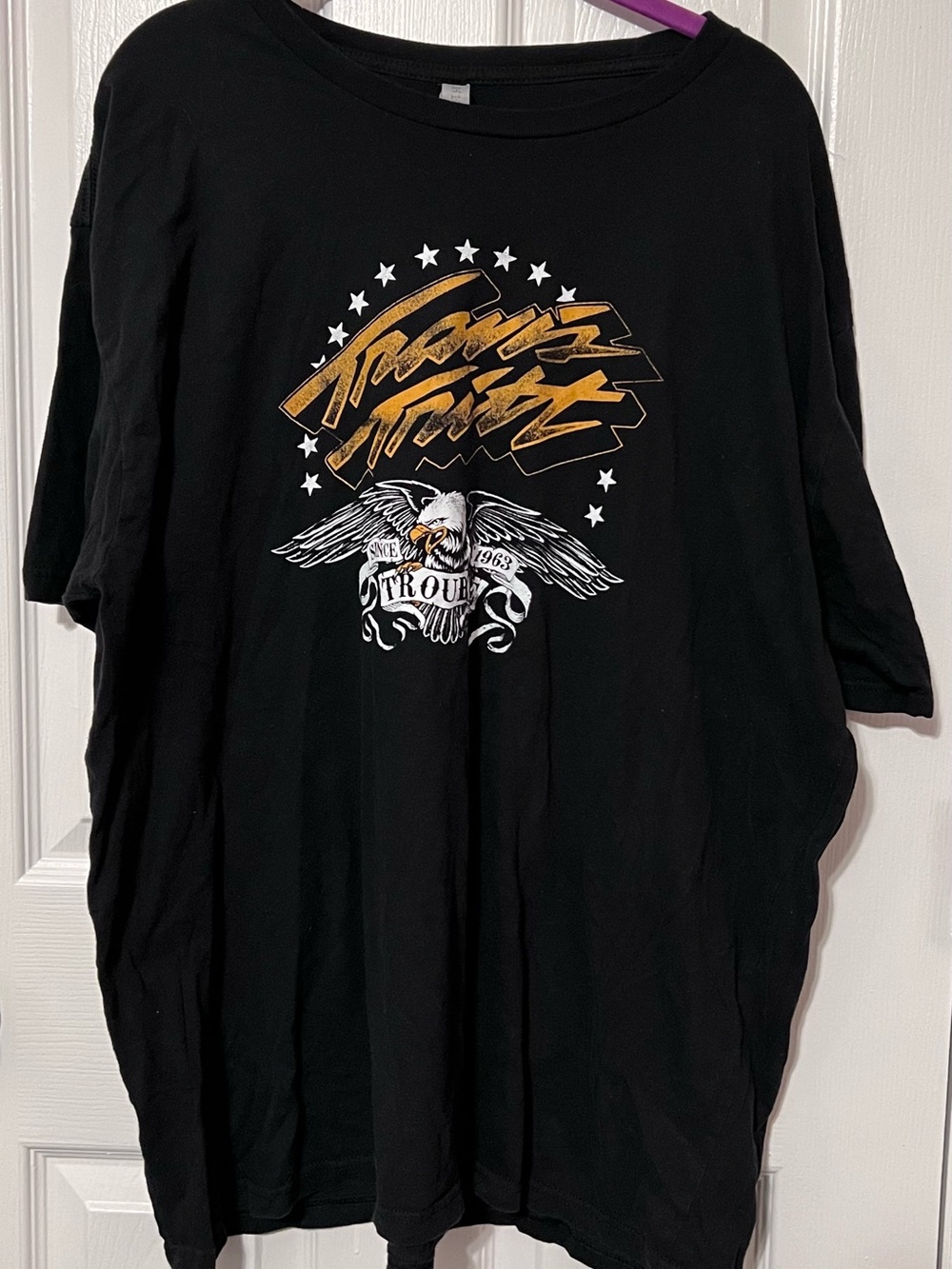 Transit Tees Trouble Since 1963 Eagle Graphic Tee Black 3XL Vintage Style